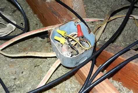 are electrical junction boxes allowed in the attic|attic junction box codes.